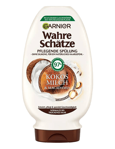 Wahre Schätze Kokosmilch & Macadamia Spülung - Produktabbildung